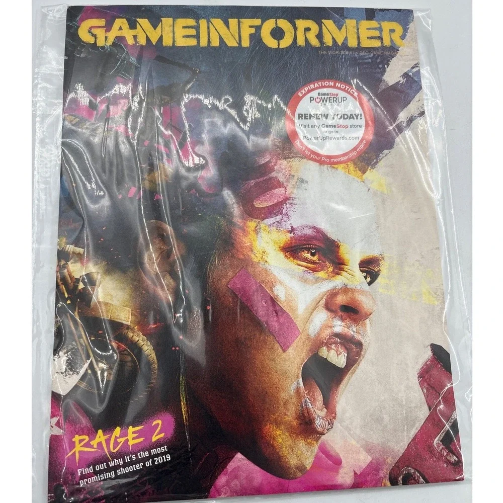 Game Informer Rage 2 Magazine 2019 Bethesda Issue 309‎ Collectible